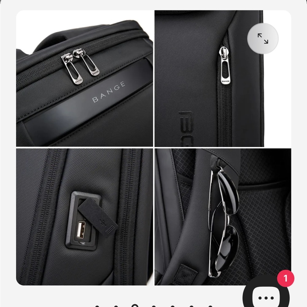 BABGE Vanguard Large Capacity Business Travel Backpack - Picture 3 of 9